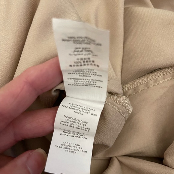 Missguided Woman’s Champage Gold Frill Hi/Low Cami Dress size: 8 NWOT - Picture 10 of 14